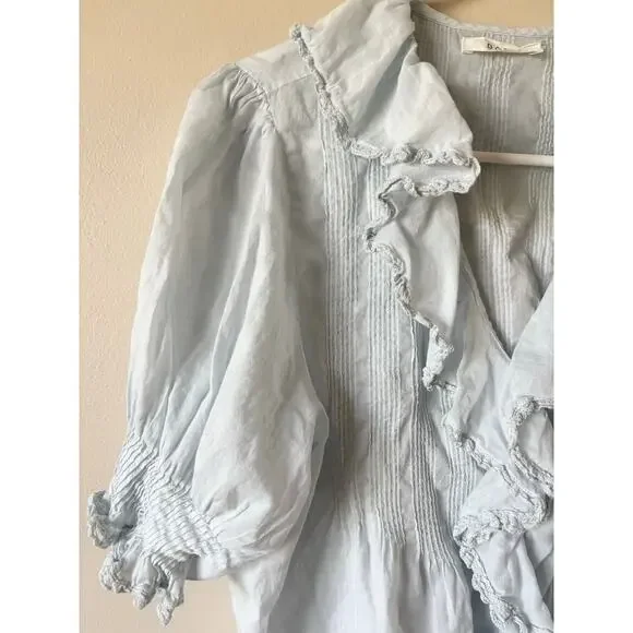 DOEN Henri Top in Alice Blue M - Picture 5 of 11